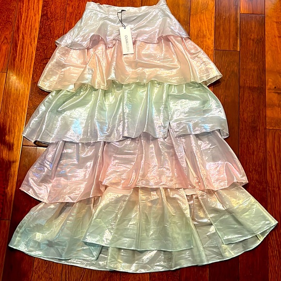 OLIVIA RUBIN Tilly skirt pastel ombré metallic - Picture 5 of 7